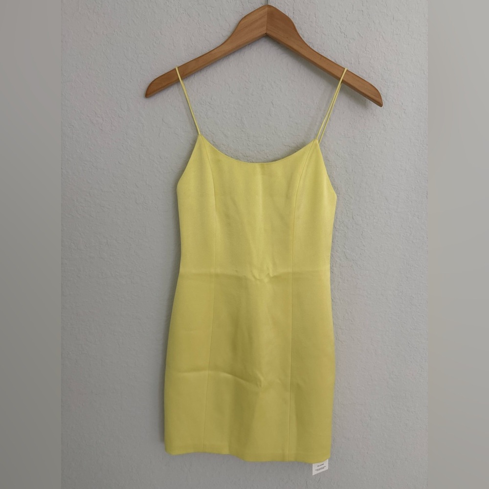 Alice + Olivia by Stacey Bendet Neon Yellow  Women's Dress